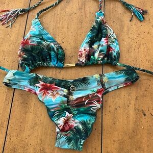 Tropical Floral Bikini Set